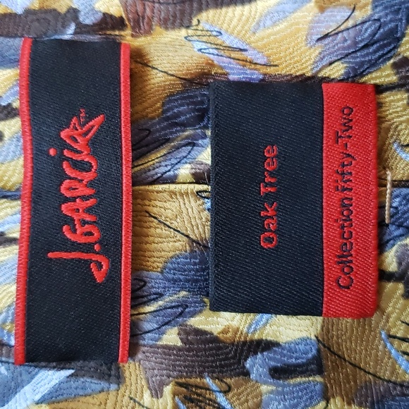 Jerry Garcia Oak Tree Collection Fifty-Two Silk Tie - Picture 4 of 7